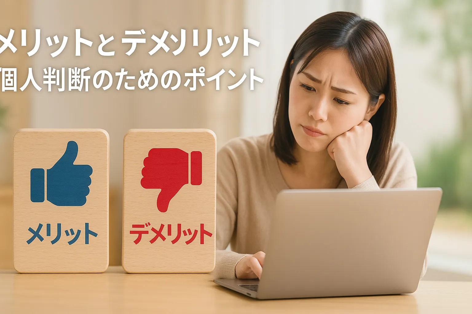 7. メリットとデメリット – 個人判断のためのポイント.webp