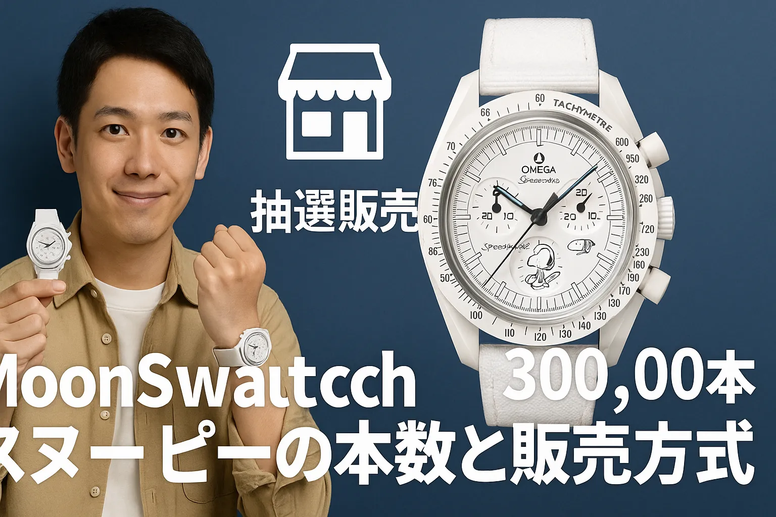 2. MoonSwatch スヌーピーの本数と販売方式.webp