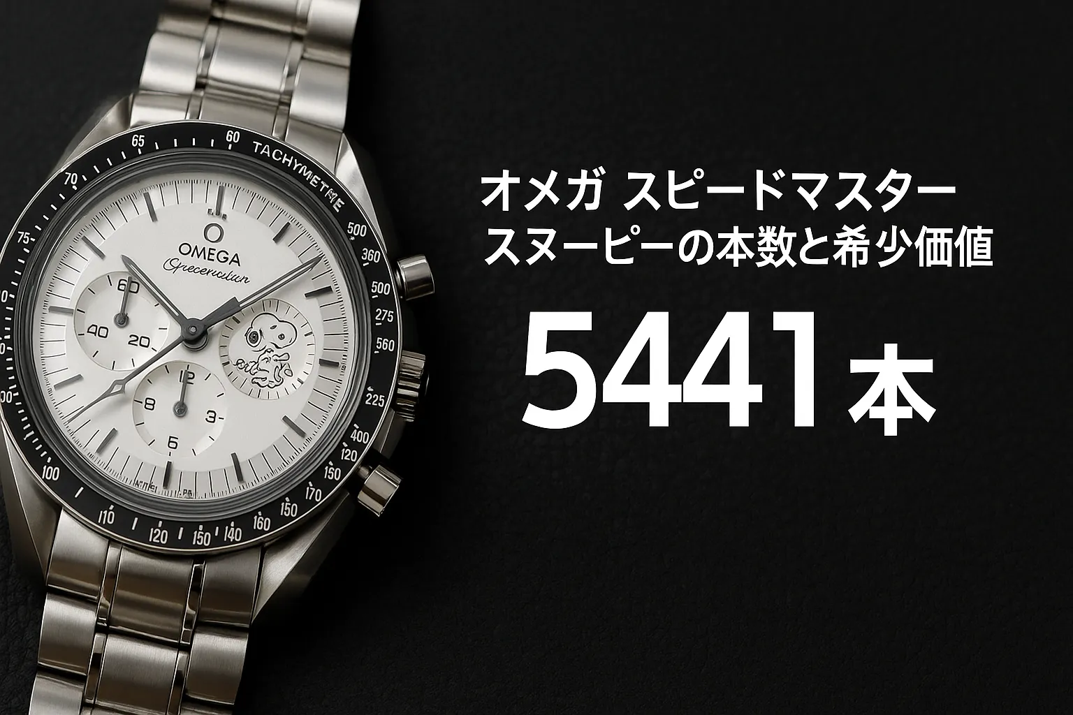3. オメガ スピードマスター スヌーピーの本数と希少価値.webp