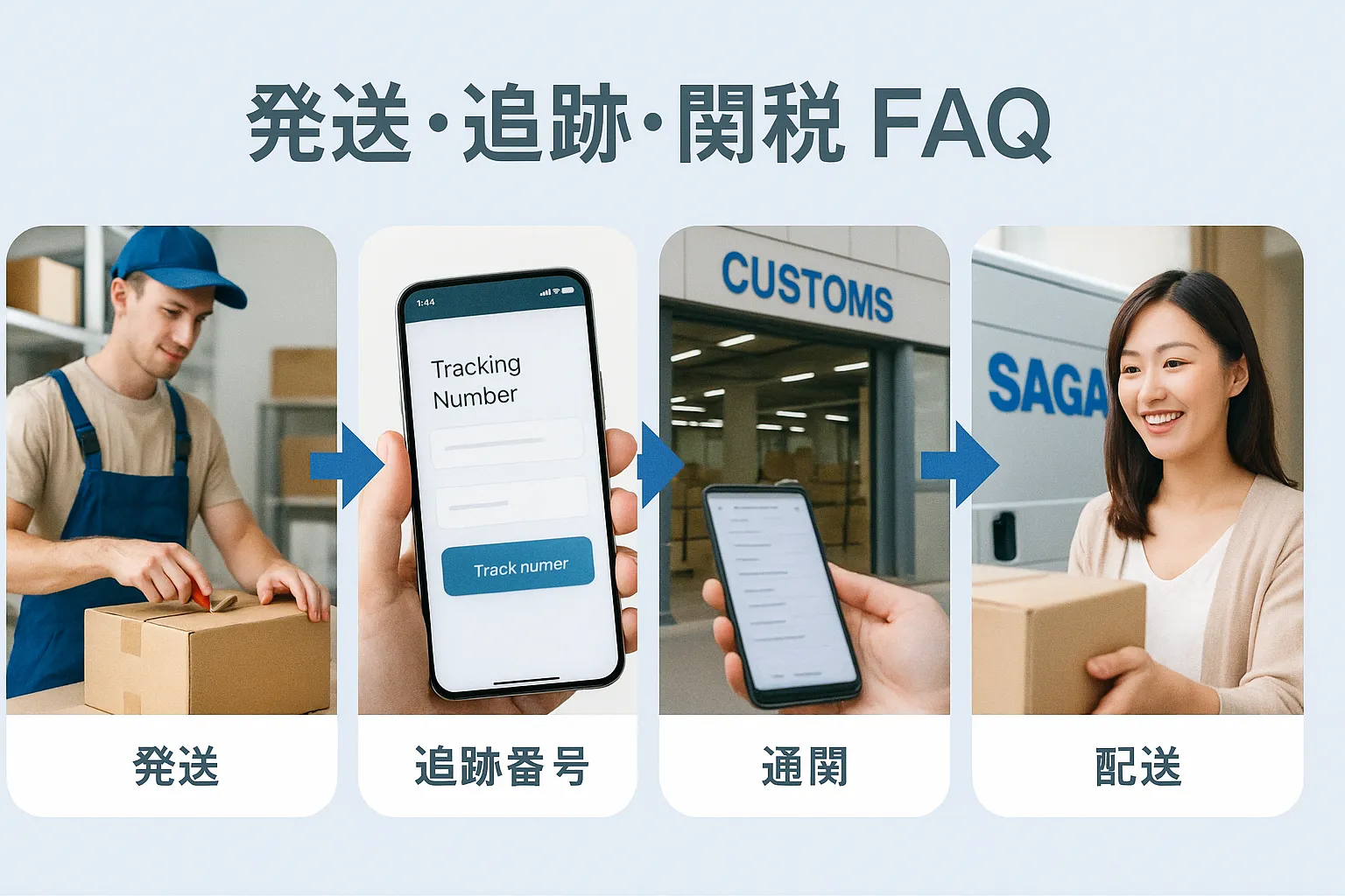 ⑧ よくある質問（FAQ）｜発送・追跡番号・関税.webp