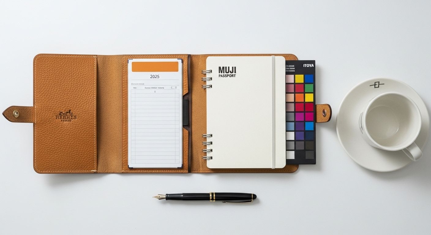 エルメス手帳 レフィル 代用 無印