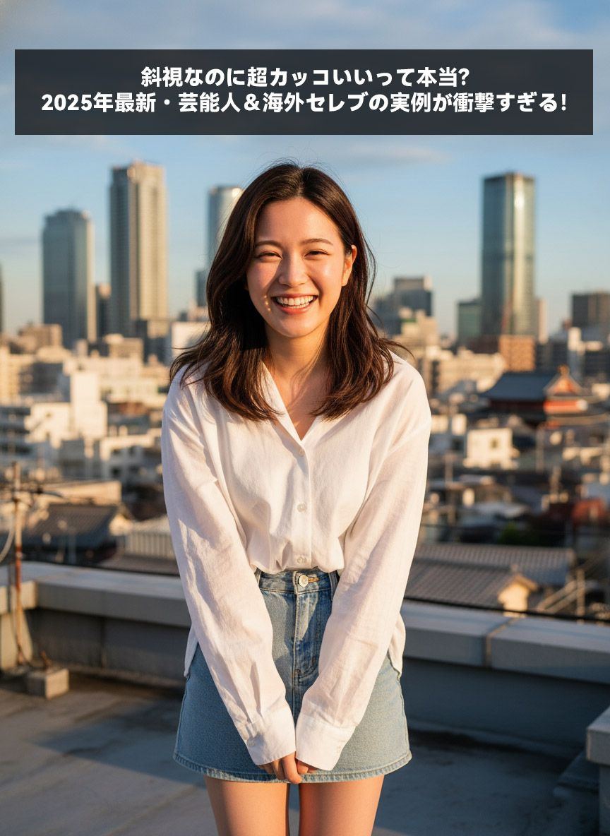 斜視なのに超カッコいいって本当？2025年最新・芸能人＆海外セレブの実例が衝撃すぎる！