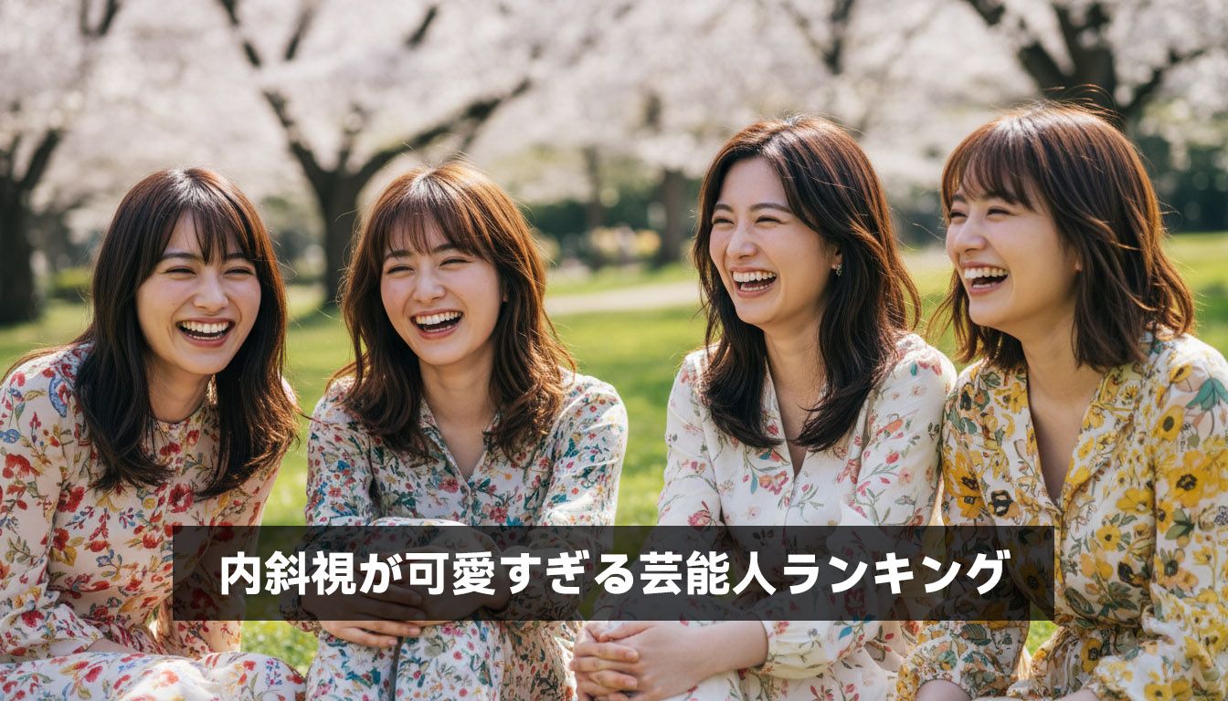 内斜視が可愛すぎる芸能人ランキング