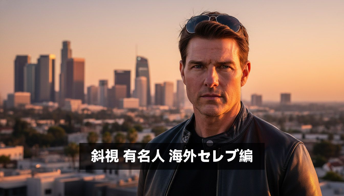 斜視 有名人 海外セレブ編