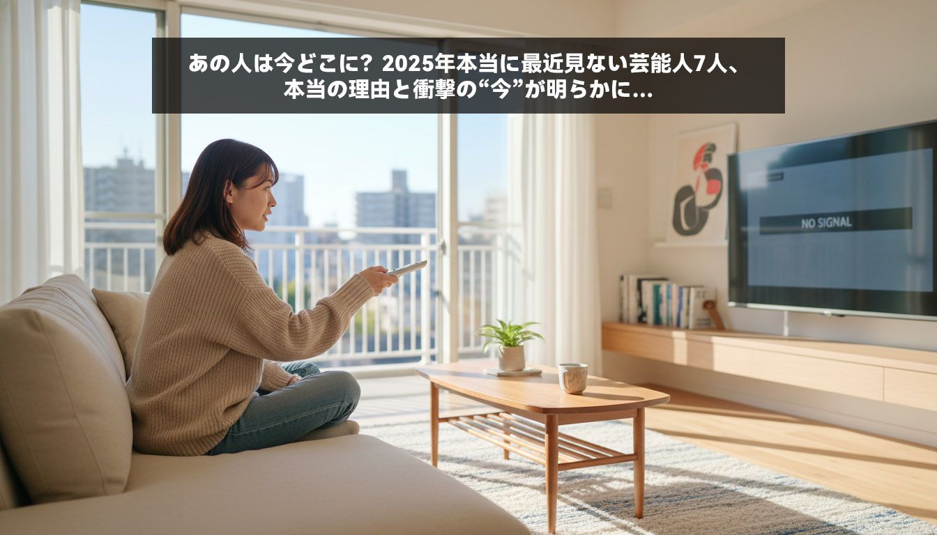 あの人は今どこに？2025年本当に最近見ない芸能人7人、本当の理由と衝撃の“今”が明らかに…