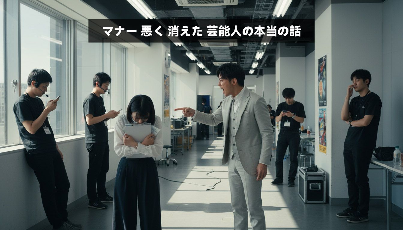 マナー 悪く 消えた 芸能人の本当の話