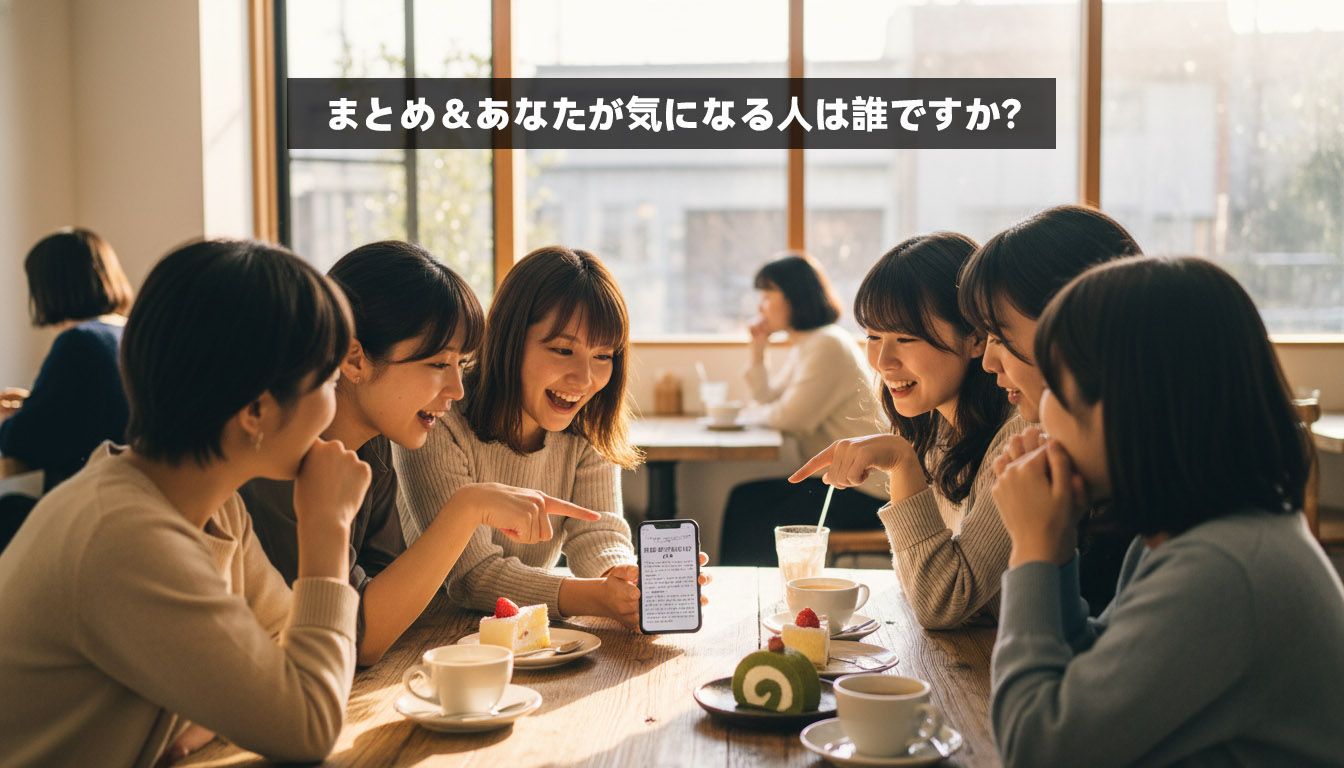 まとめ＆あなたが気になる人は誰ですか？