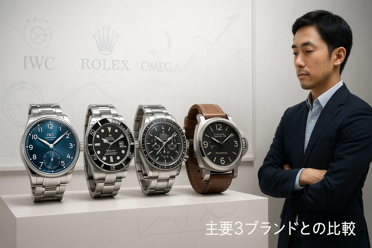 5. 主要3ブランドとの比較（ロレックス／オメガ／パネライ）.webp