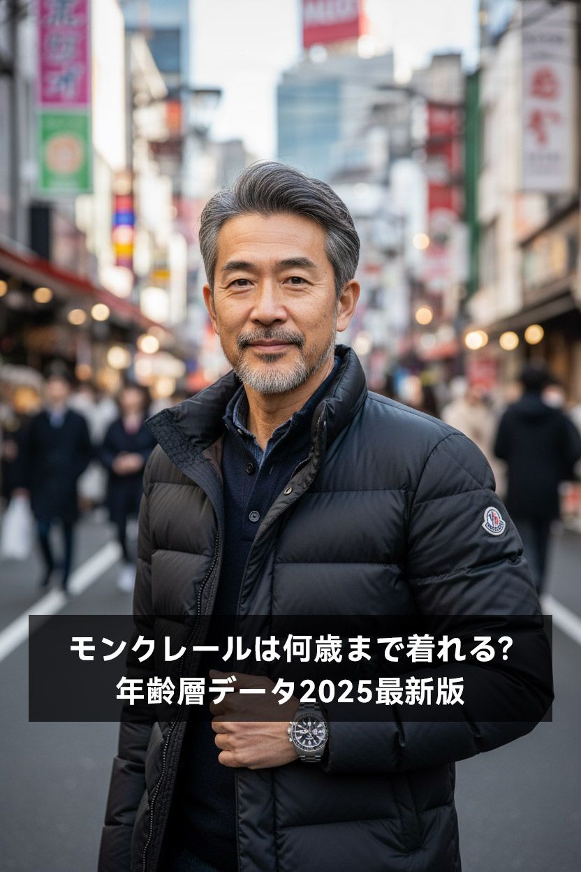 モンクレールは何歳まで着れる？年齢層データ2025最新版