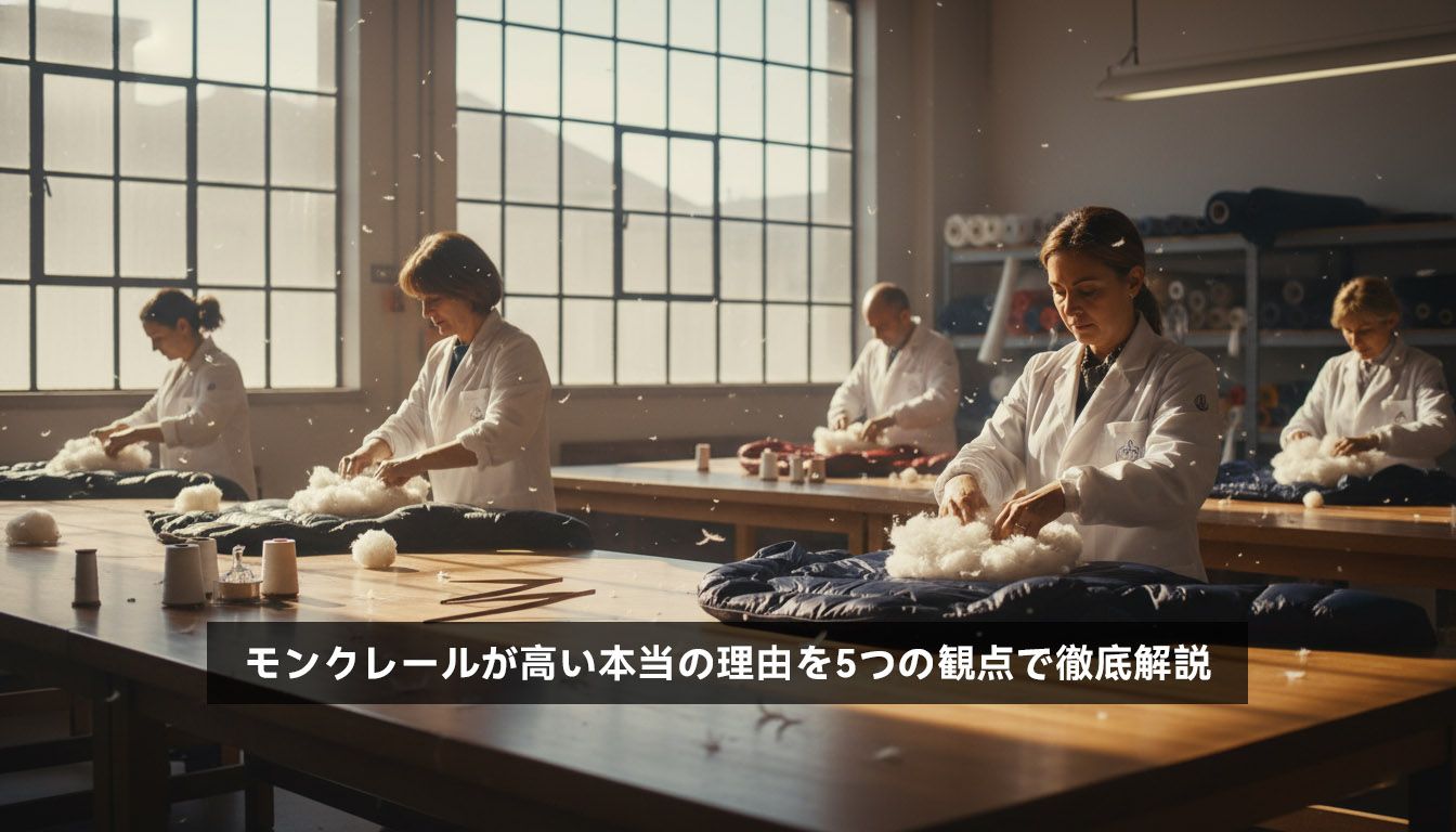 モンクレールが高い本当の理由を5つの観点で徹底解説