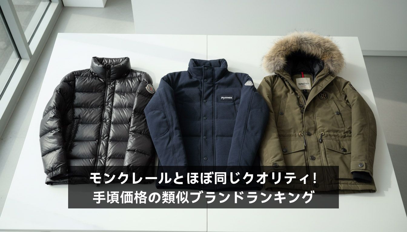 モンクレールとほぼ同じクオリティ！手頃価格の類似ブランドランキング