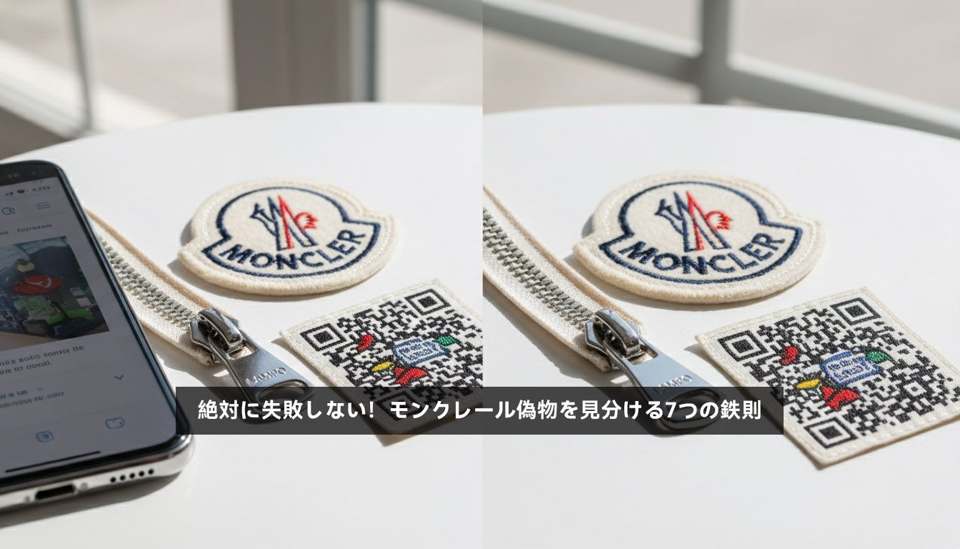 絶対に失敗しない！モンクレール偽物を見分ける7つの鉄則