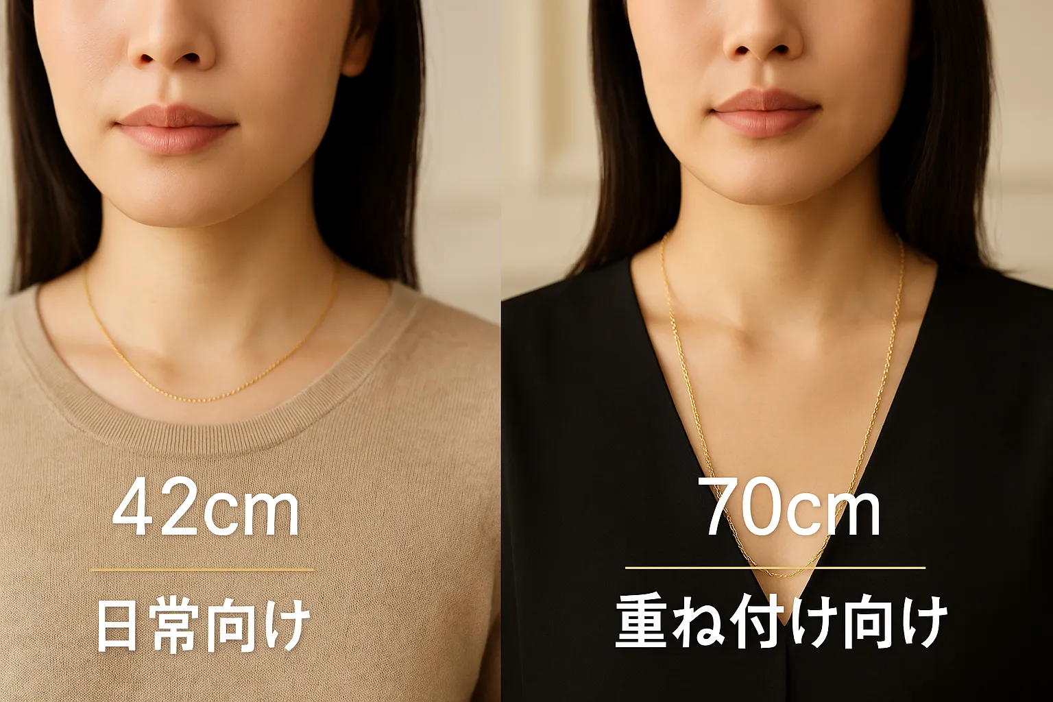 3. 42cm vs 70cm｜長さ・太さ・重さの違いと選び方（着画レビュー付き）.webp