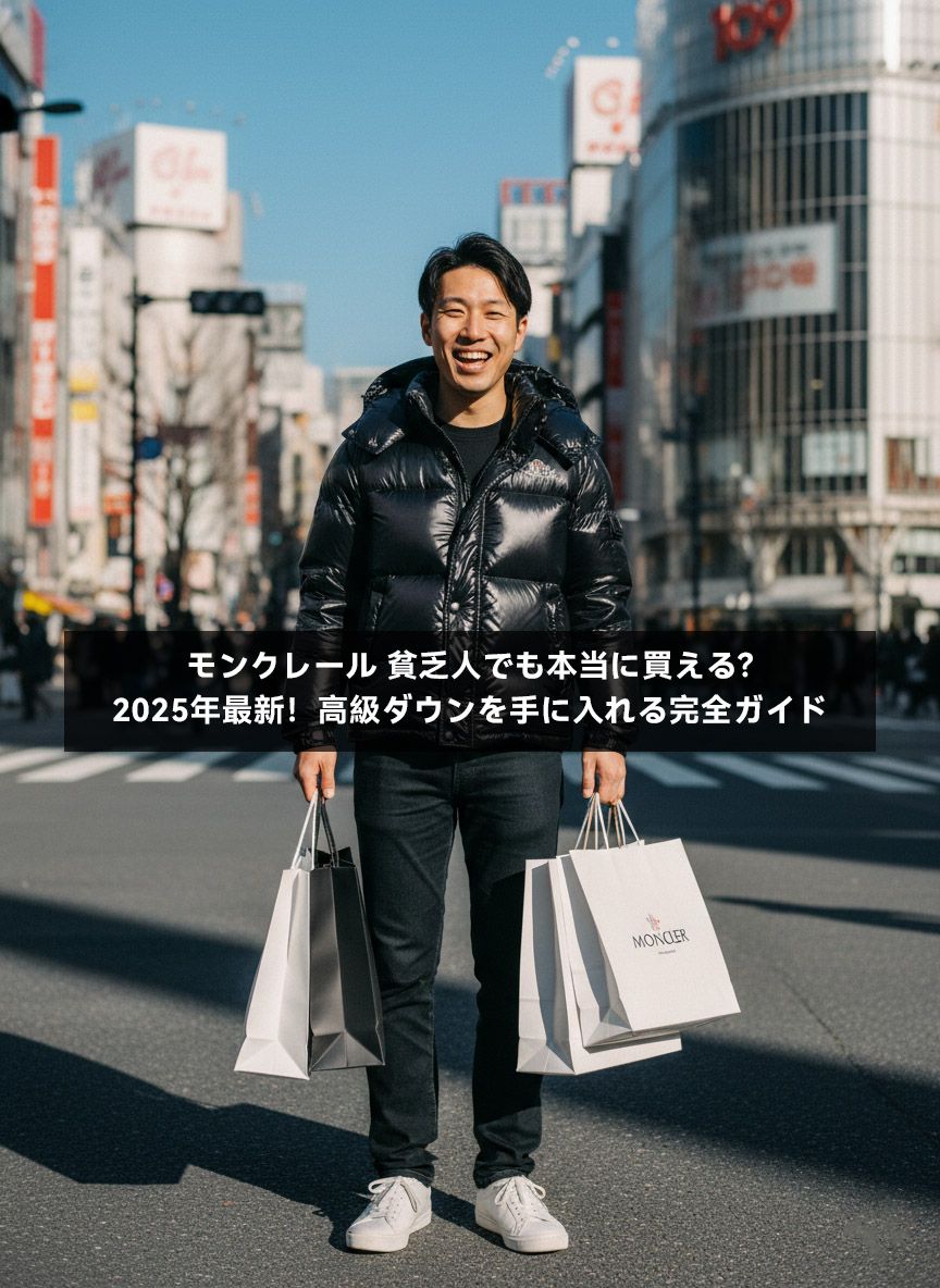 モンクレール 貧乏人でも本当に買える？2025年最新！高級ダウンを手に入れる完全ガイド