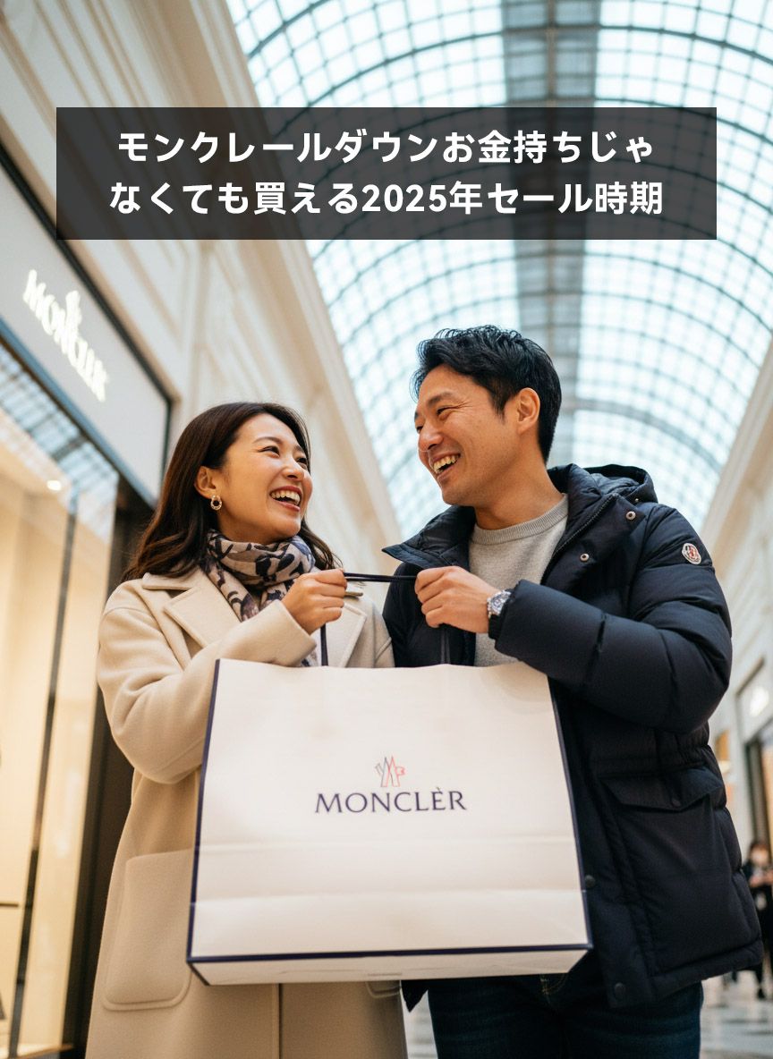 モンクレールダウンお金持ちじゃなくても買える2025年セール時期