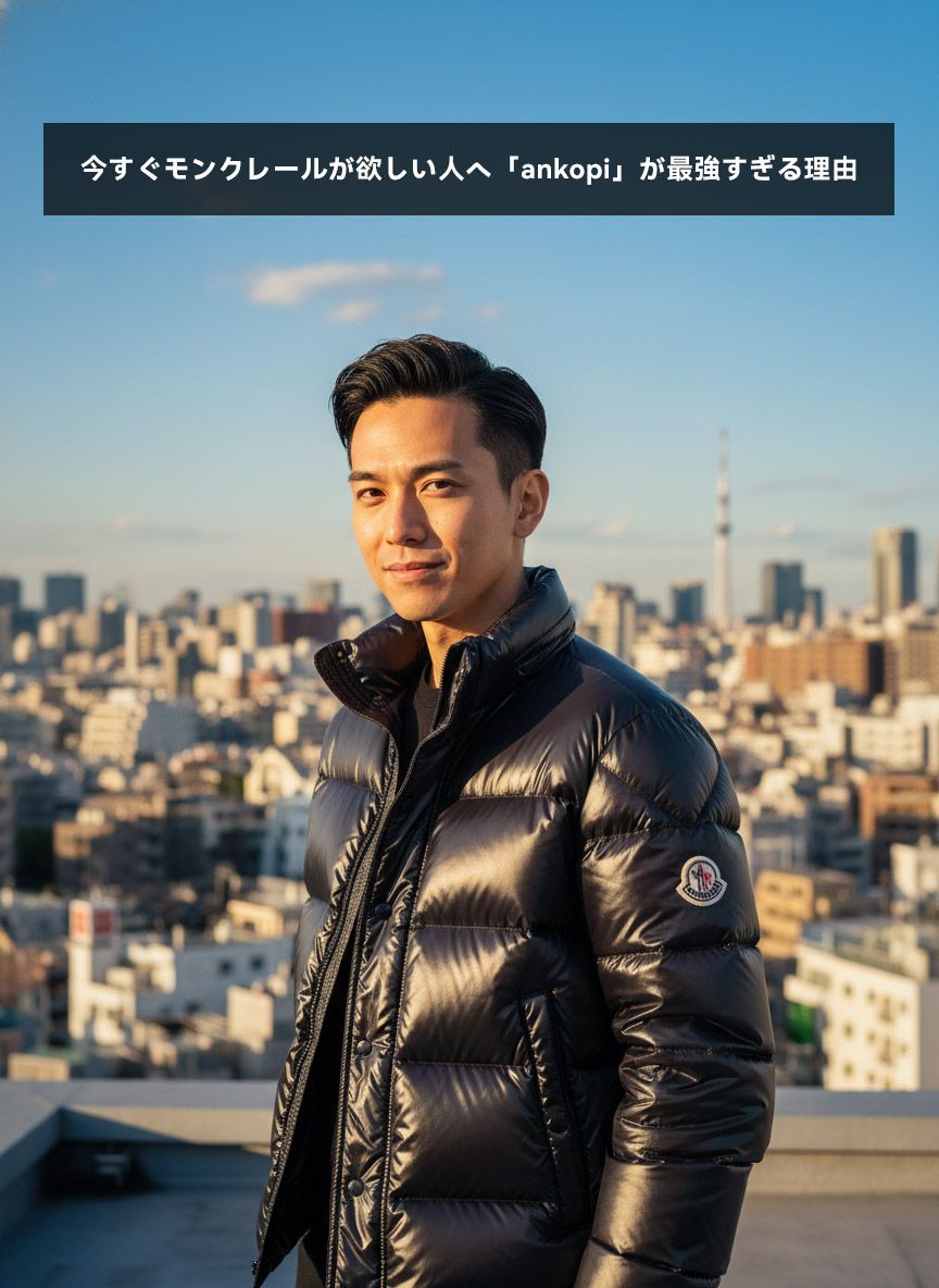 おまけ：今すぐモンクレールが欲しい人へ「ankopi」が最強すぎる理由