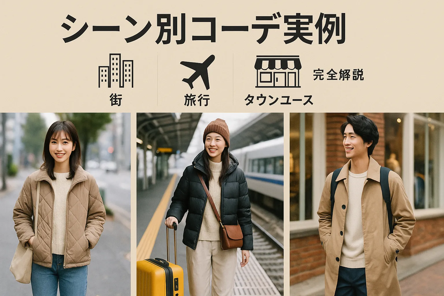 7. シーン別コーデ実例｜街・旅行・タウンユース完全解説.webp