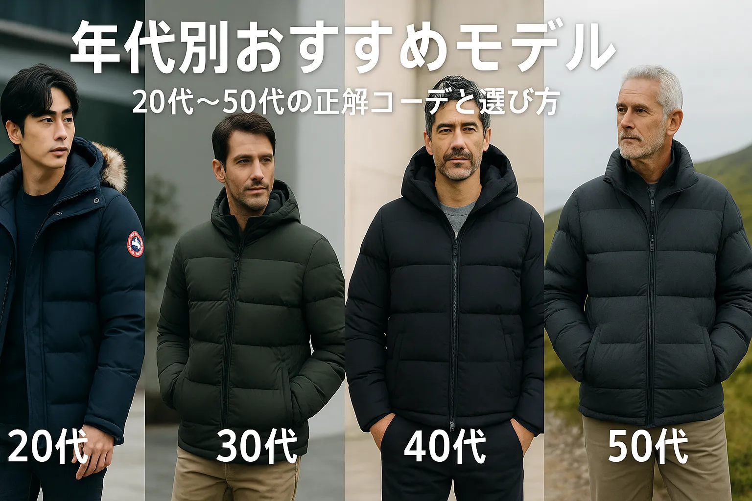 3. 年代別おすすめモデル｜20代〜50代の正解コーデと選び方.webp