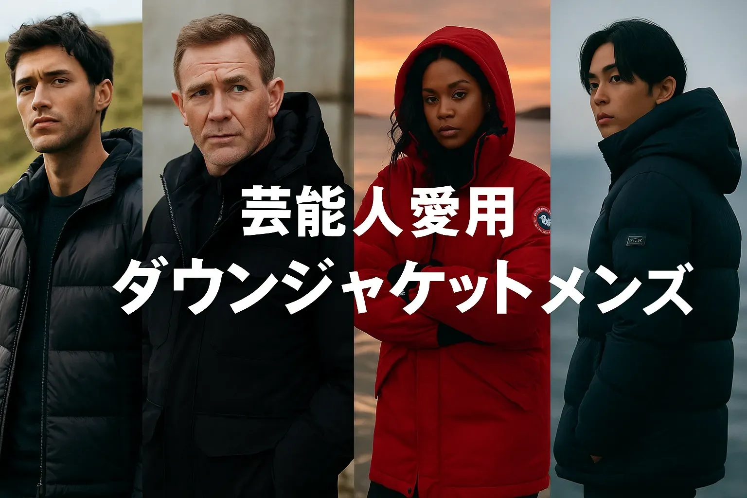 【2025年12月最新】芸能人愛用メンズダウンジャケット完全ガイド｜人気ブランド・年齢別選び方・コーデ事例・正規購入方法まで徹底解説