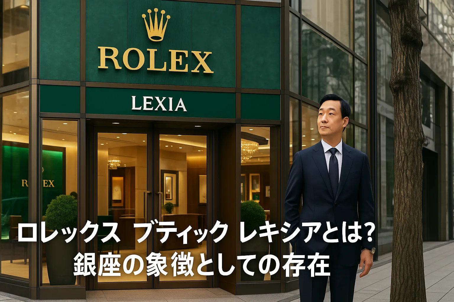 1. ロレックス ブティック レキシアとは？銀座の象徴としての存在.webp