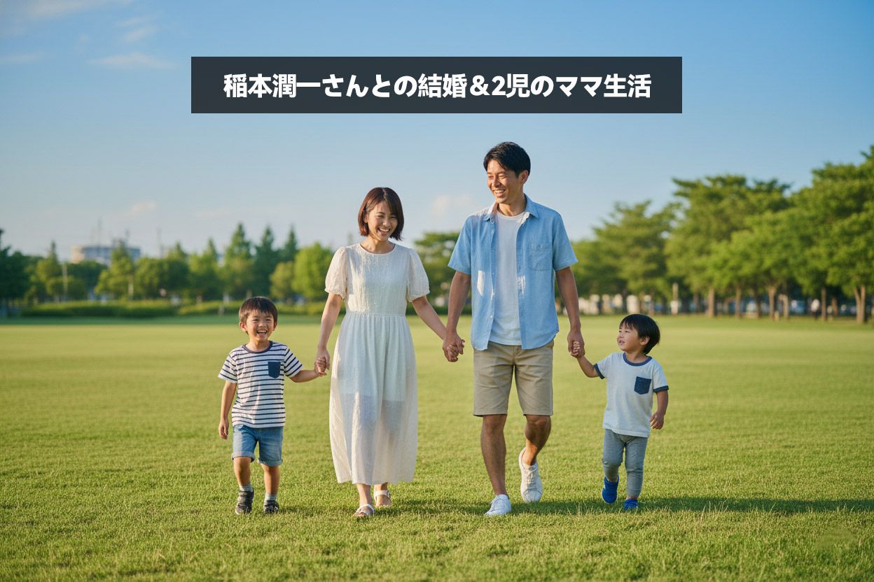 稲本潤一さんとの結婚＆2児のママ生活