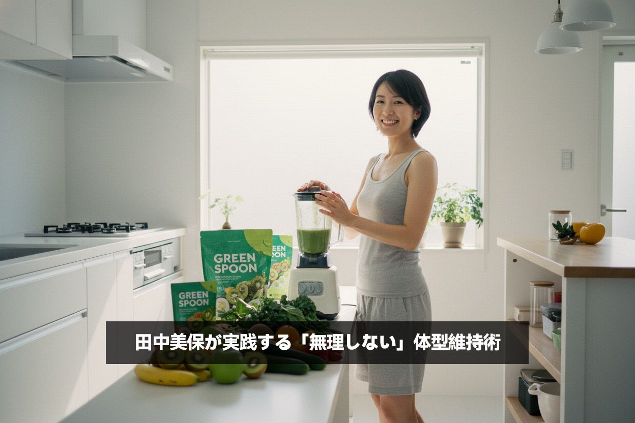 田中美保が実践する「無理しない」体型維持術