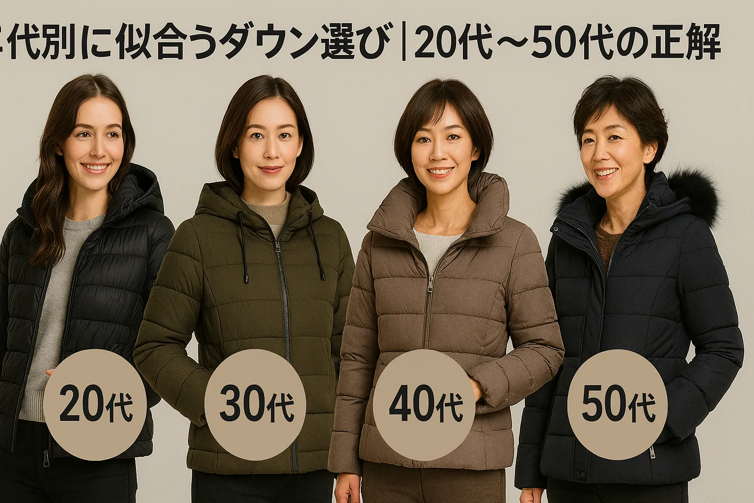 4. 年代別に似合うダウン選び｜20代〜50代の正解.webp