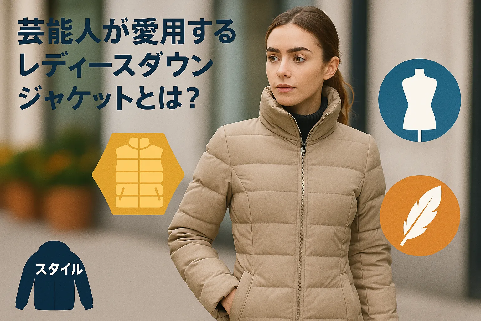 1. 芸能人が愛用するレディースダウンジャケットとは？.webp