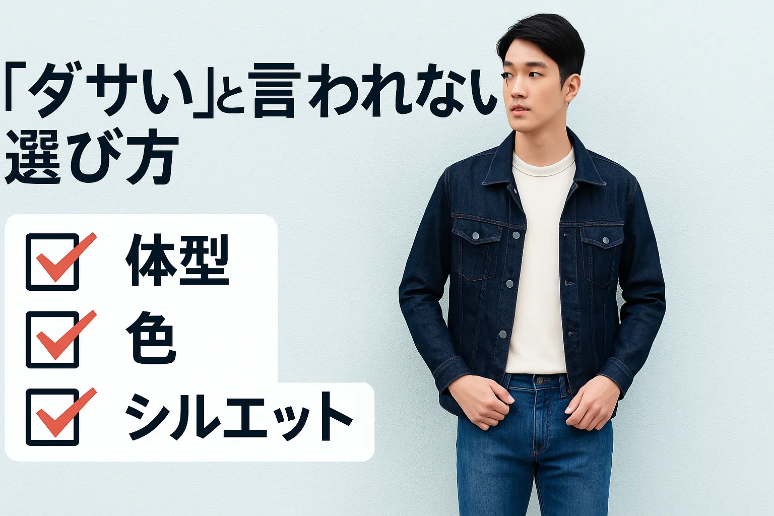 4. 「ダサい」と言われない選び方｜体型・色・シルエットの鉄則.webp