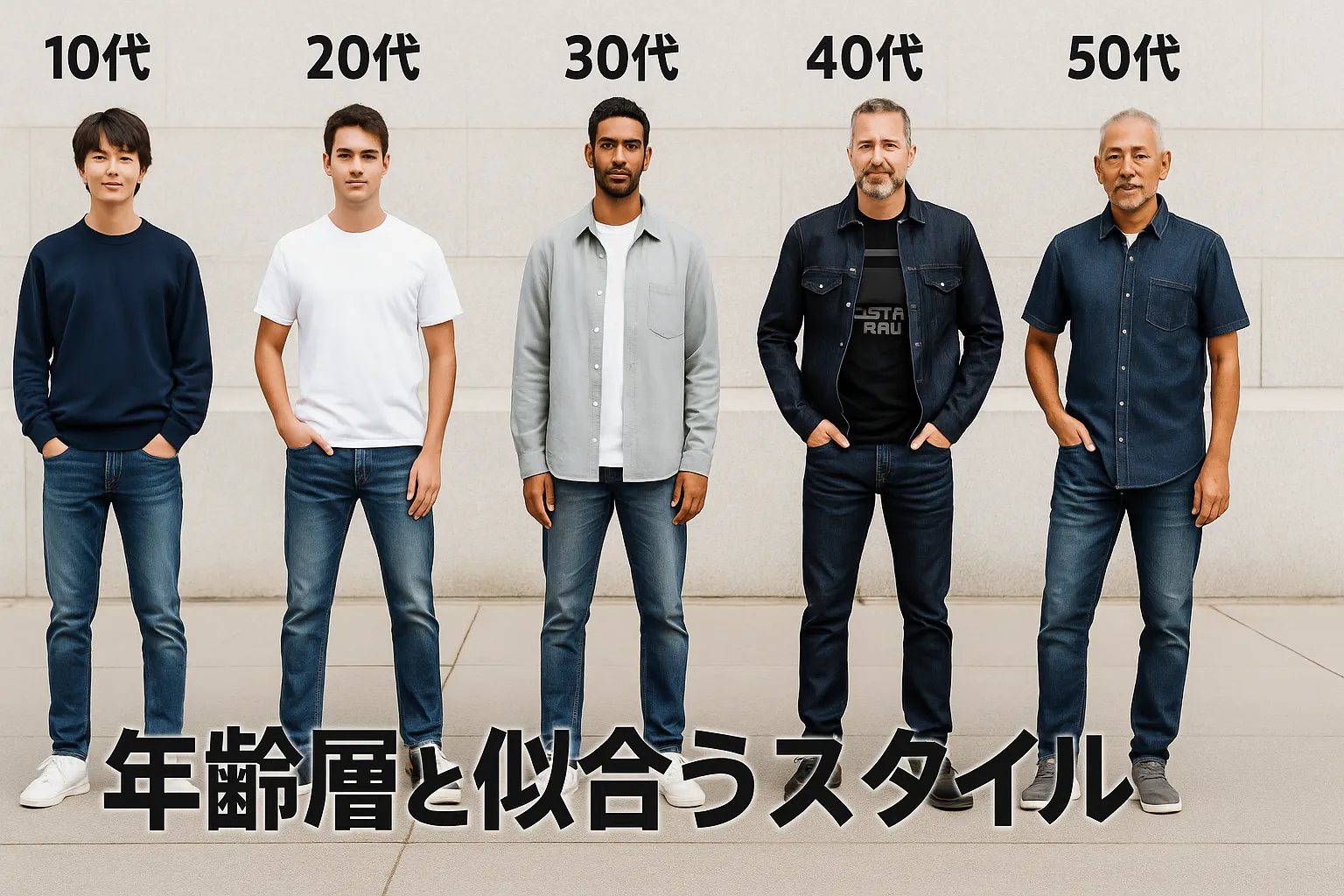 3. 年齢層と似合うスタイル｜10代・20代・30代・40代・50代の使い分け.webp