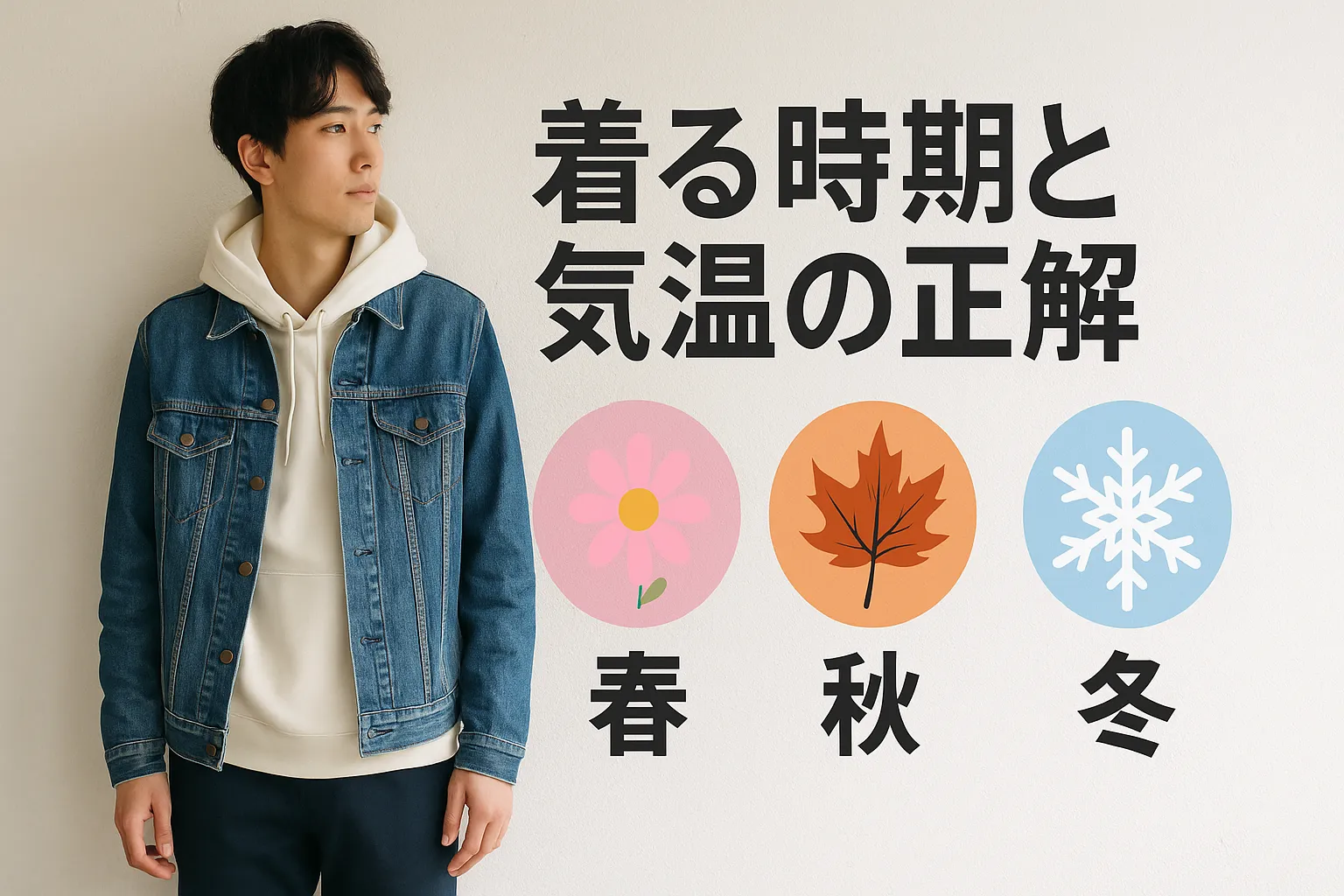 2. 着る時期と気温の正解｜春・秋・冬のレイヤード術.webp