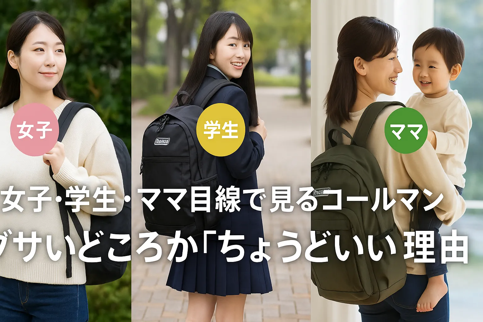 4. 女子・学生・ママ目線で見るコールマン｜ダサいどころか“ちょうどいい”理由.webp