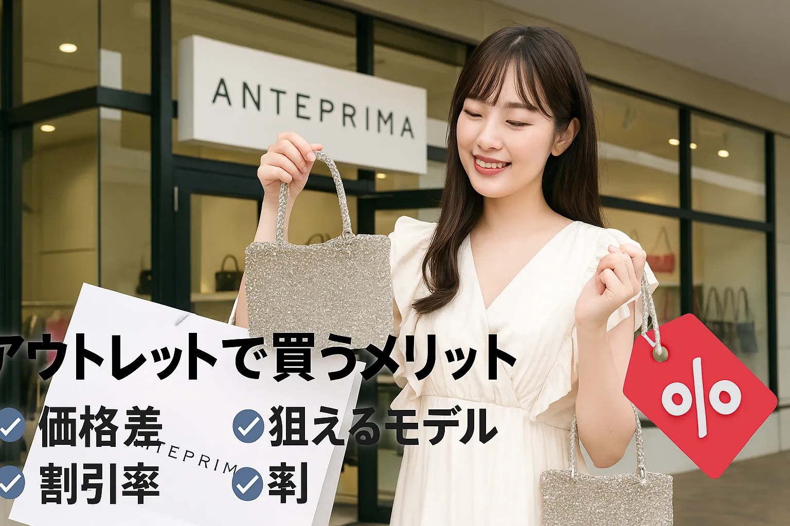 2. アウトレットで買うメリット｜価格差・狙えるモデル・割引率.webp