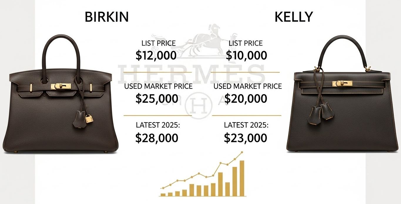 エルメス バーキン ケリー 人気 vs レア度 2025年データ