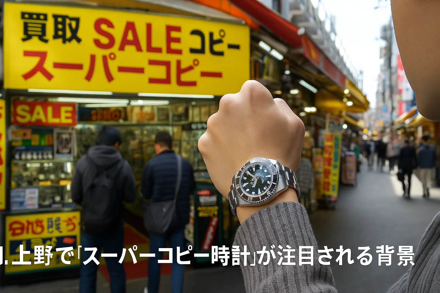1. 上野で「スーパーコピー時計」が注目される背景.webp