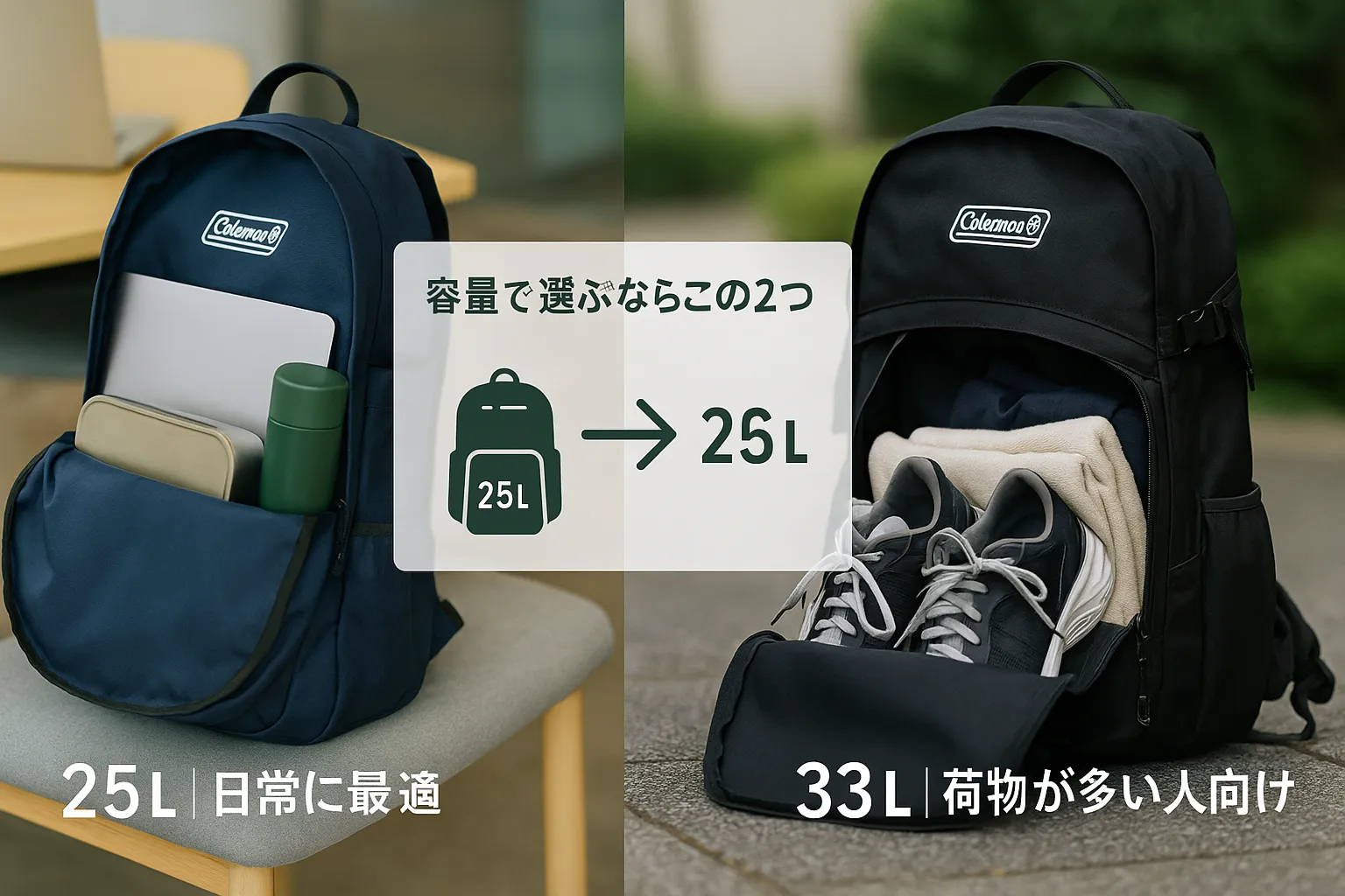 5. ウォーカー25とウォーカー33の比較｜容量・向いている人の違い.webp