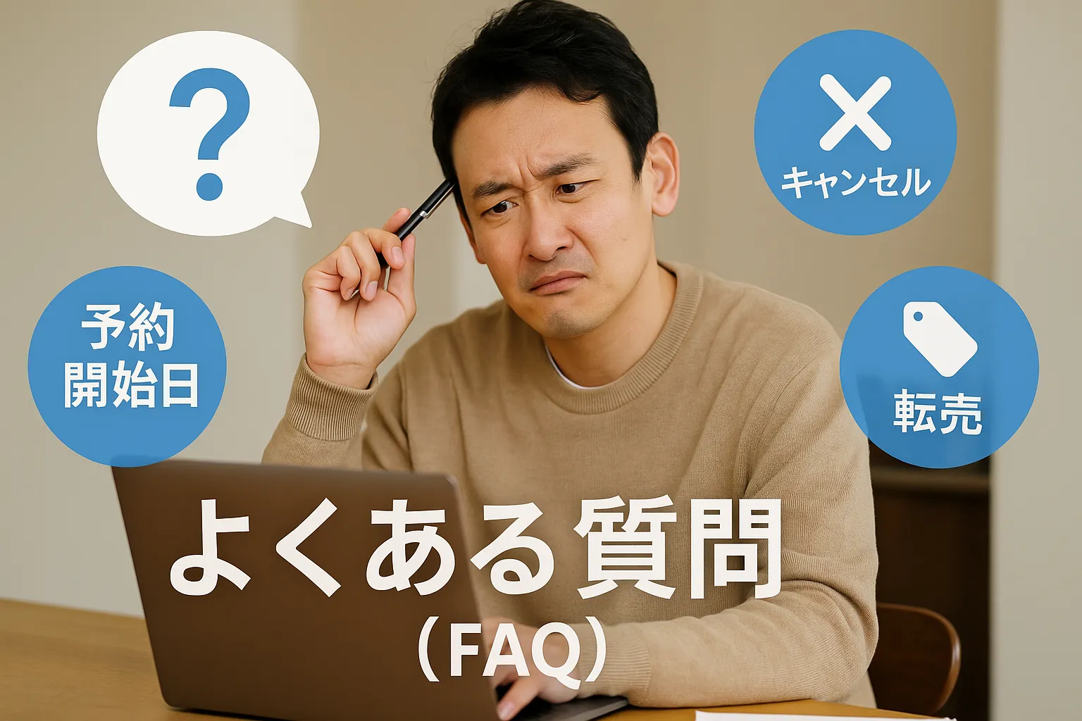 9. よくある質問（FAQ）｜予約開始日・キャンセル・転売など疑問解消.webp