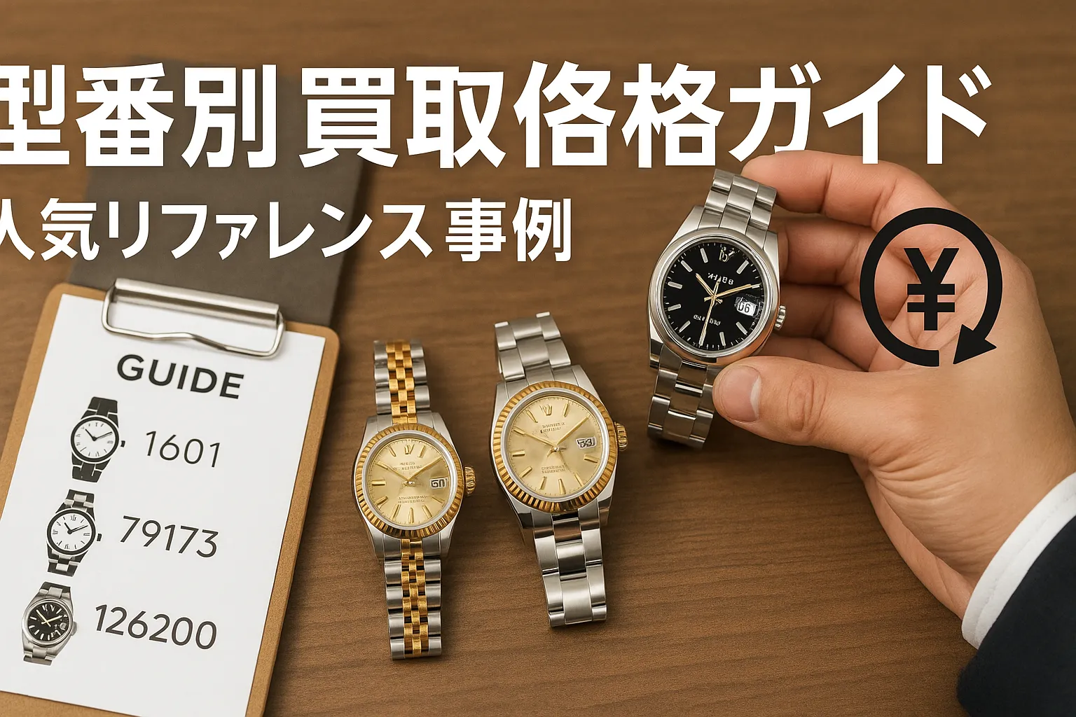 3. 型番別 買取価格ガイド｜人気リファレンス事例.webp