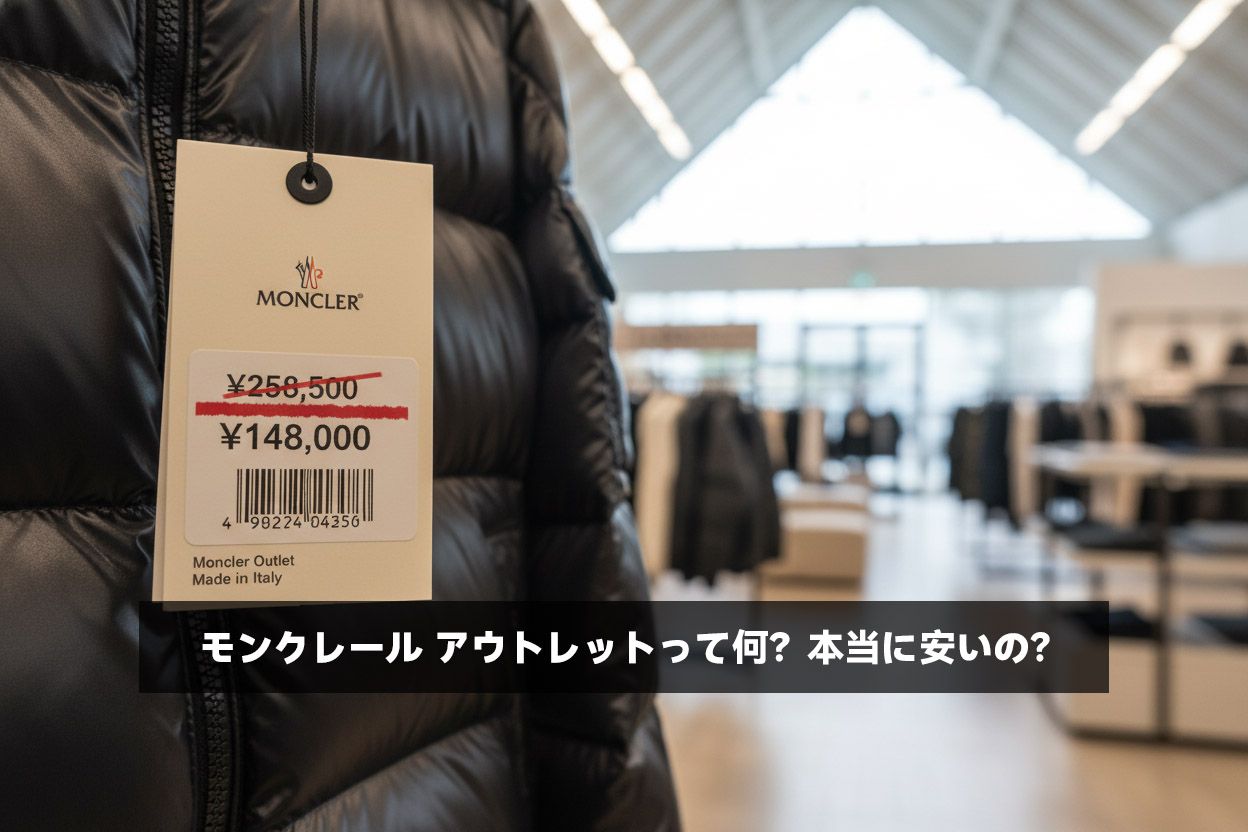 モンクレール アウトレットって何？本当に安いの？