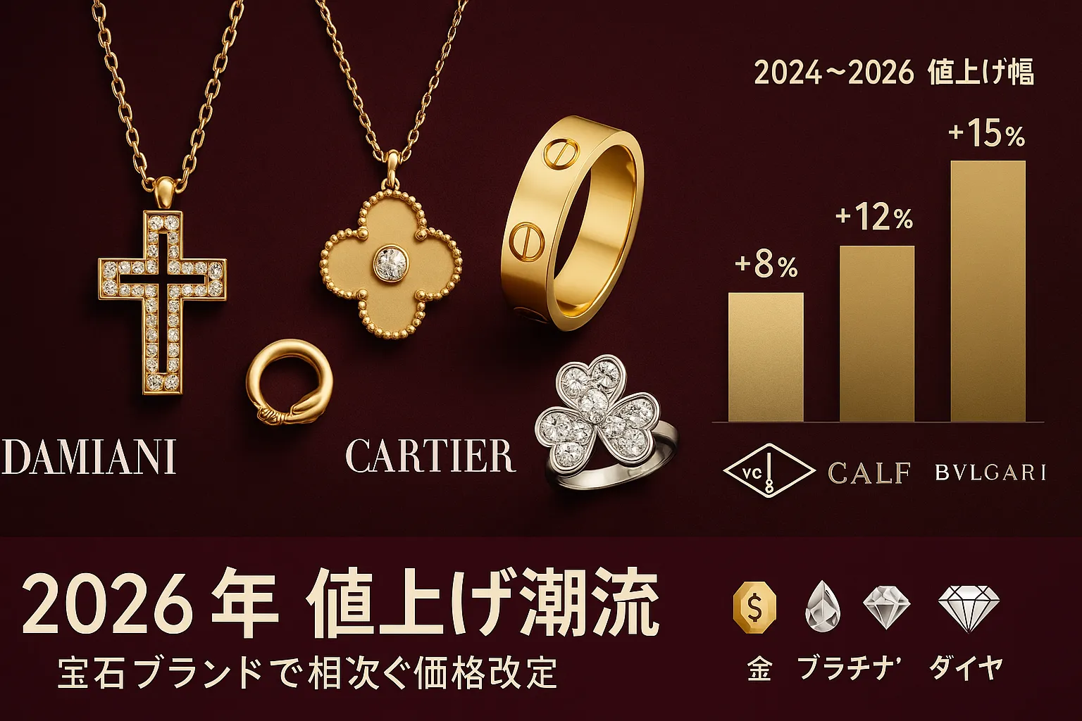 ダミアーニ 値上げ 2026｜価格改定の理由・想定上昇率・人気モデルへの