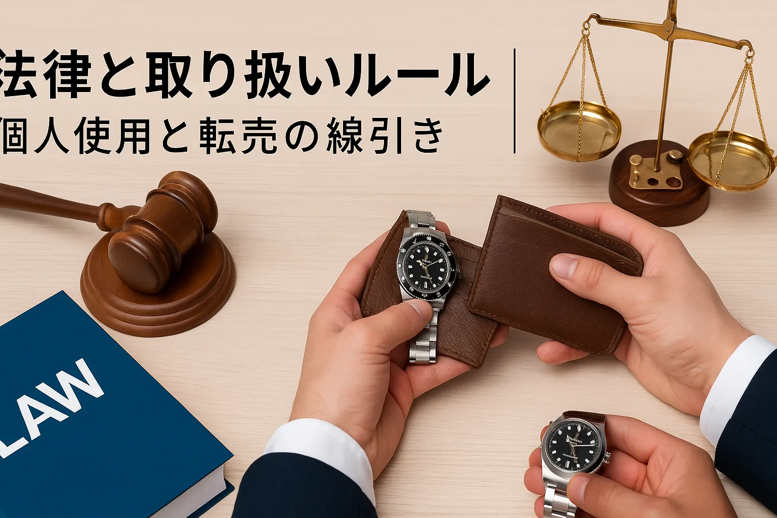 3. 法律と取り扱いルール｜個人使用と転売の線引き.webp