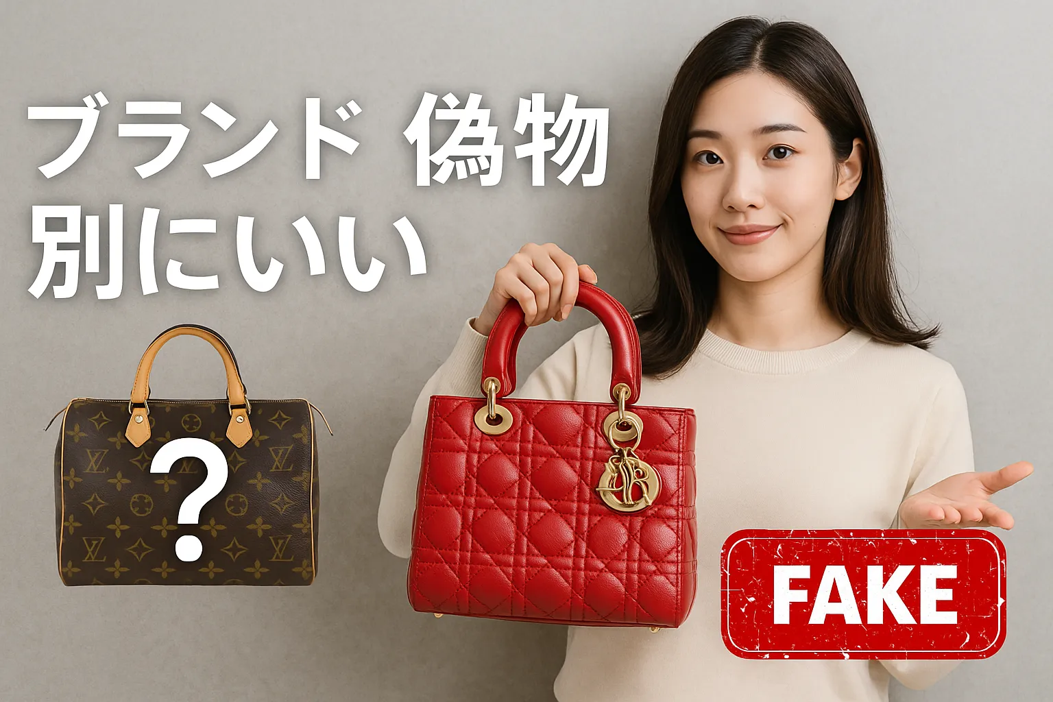 「ブランド 偽物 別にいい？」と思う人へ｜恥ずかしい？ばれる？法律・心理・選び方まで現実的に解説