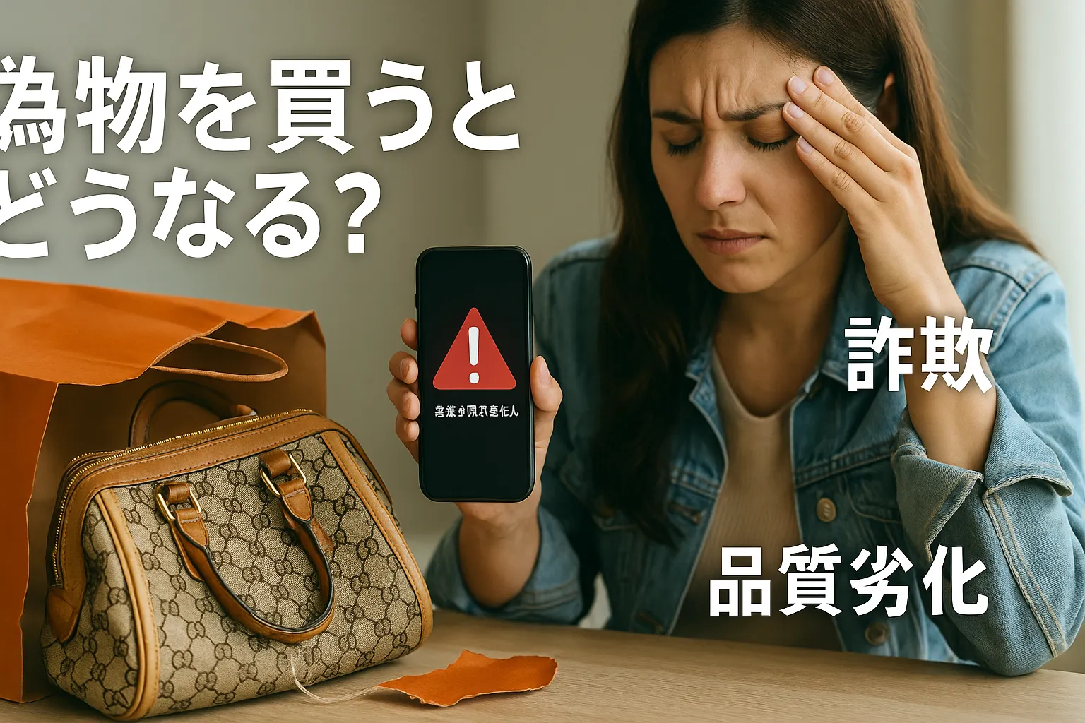 4. 偽物を買うとどうなる？起こりがちな後悔とトラブル.webp