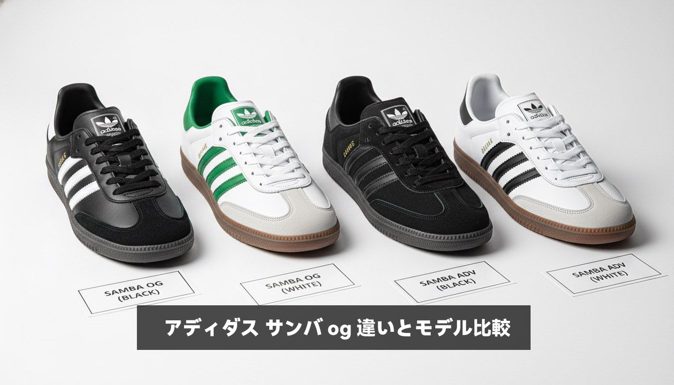 アディダス サンバ og 違いとモデル比較