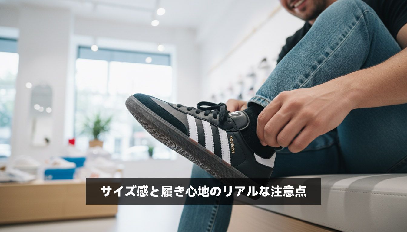 サイズ感と履き心地のリアルな注意点