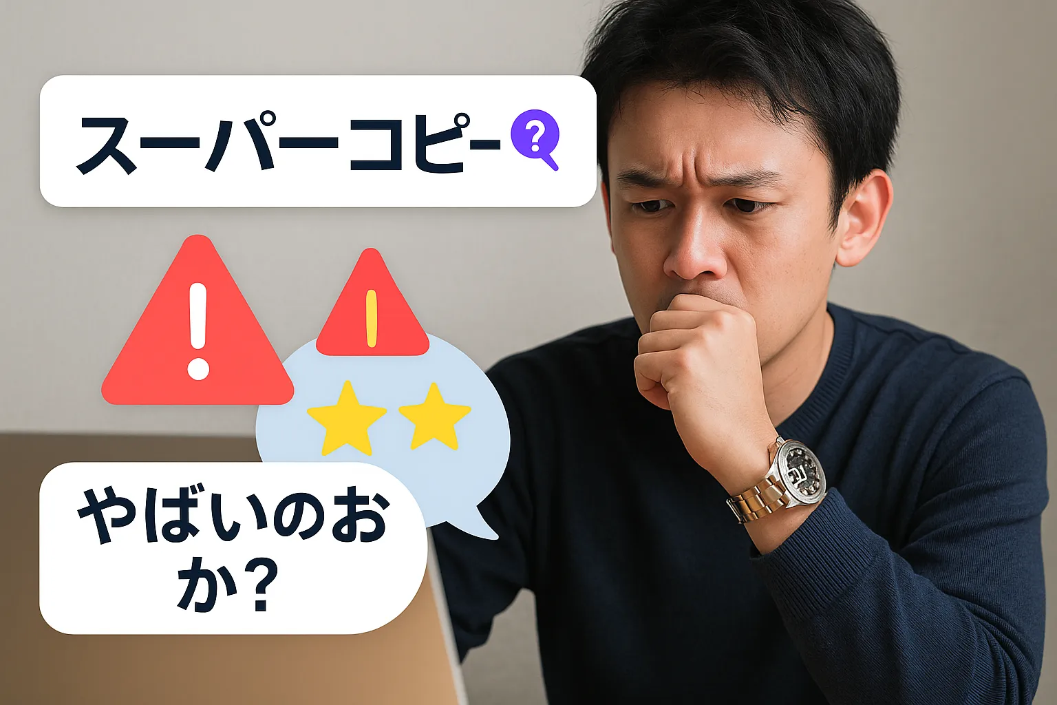 1. スーパーコピーは本当に「やばい」のか？知恵袋に見る本音とリアル.webp