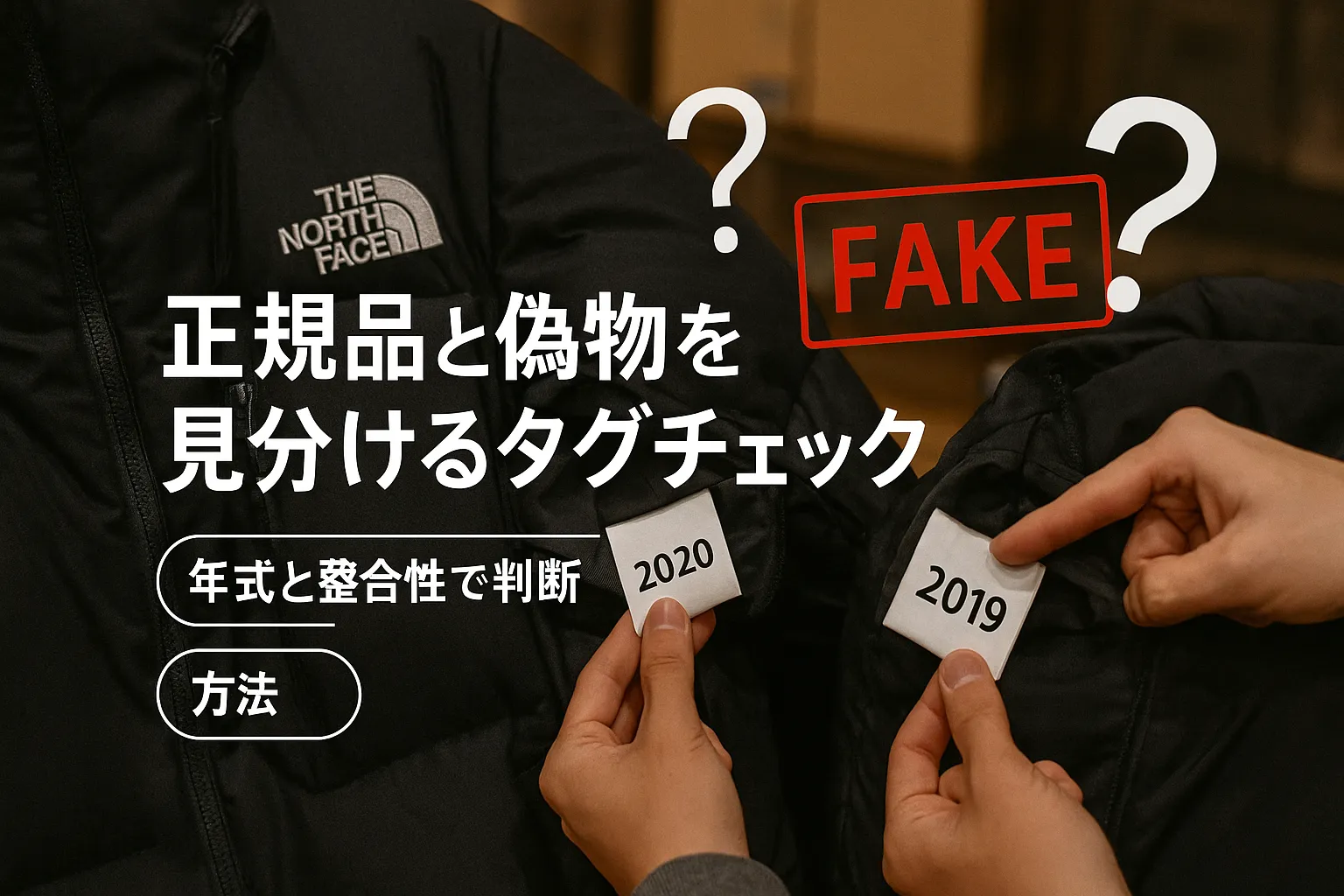 5. 正規品と偽物を見分けるタグチェック｜年式と整合性で判断する方法.webp