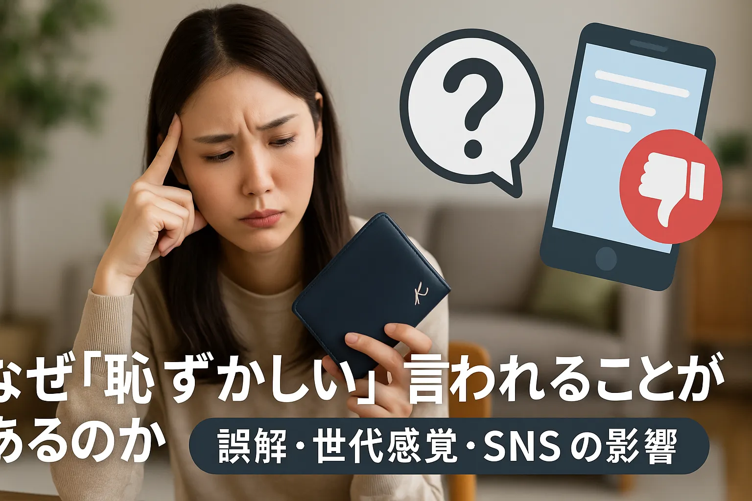 3. なぜ「恥ずかしい」と言われることがあるのか｜誤解・世代感覚・SNSの影響.webp