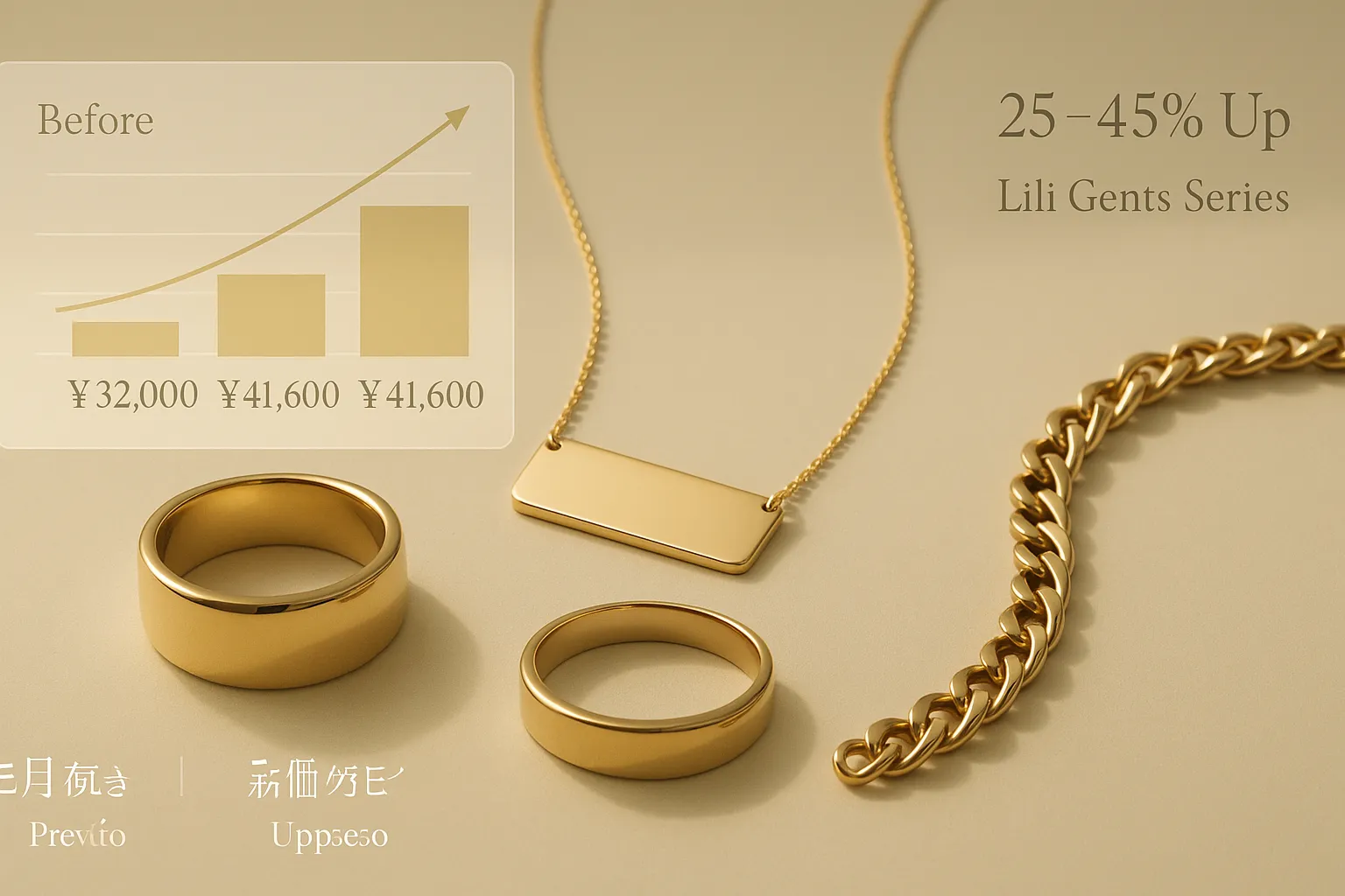 2｜上昇する価格、変わらぬ美しさ：新価格の全体像— Lili Gents シリーズの25〜45％上昇を丁寧に読む.webp