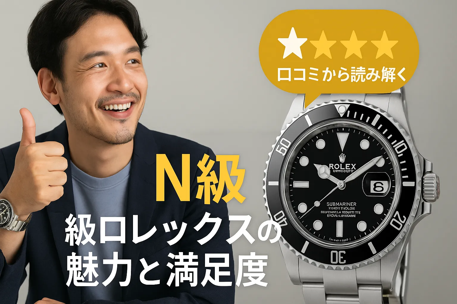 3. 口コミから読み解くN級ロレックスの魅力と満足度.webp